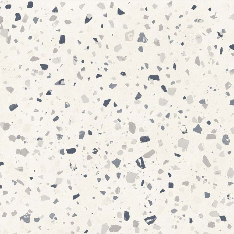 Pavimento 90x90 in gres White Ceramica Sant Agostino in gres porcellanato, superficie e texture ravvicinata del gres