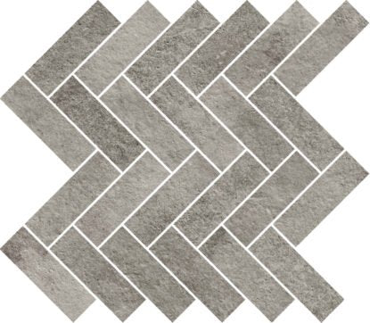 Pavimento e rivestimento 30x36 mosaico effetto pietra in Gray in gres porcellanato e naturale, superficie e texture...