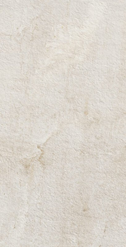 Pavimento e rivestimento 30x60 da esterno in gres 00 Bianco in gres porcellanato, superficie e texture ravvicinata del gres