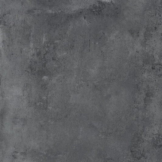 Pavimento rivestimento 100x100 in gres porcellanato 8,5mm rettificato antiabrasione R10B dark grey c2 Ragno Clayton