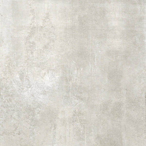 Pavimento rivestimento 120x120 effetto cemento 6 mm in gres porcellanato raw white naturale Rawtech 757821 Florim