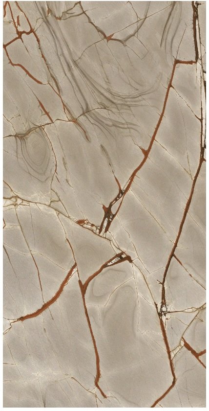 Pavimento rivestimento 120x240 in gres fine porcellanato 6 in rettificato, superficie e texture ravvicinata del gres...