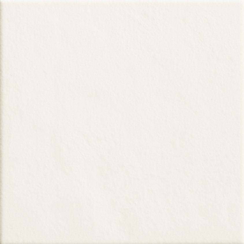 Pavimento rivestimento 205x205 mm in gres porcellanato smaltato white Margherita NDM01 Mutina