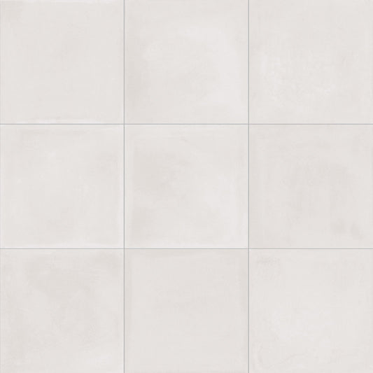Pavimento rivestimento 20x20 In Gres Porcellanato 10 mm Bianco Ragno Contrasti 00R7GQ24