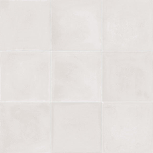 Pavimento rivestimento 20x20 In Gres Porcellanato 10 mm Bianco Ragno Contrasti 00R7GQ24