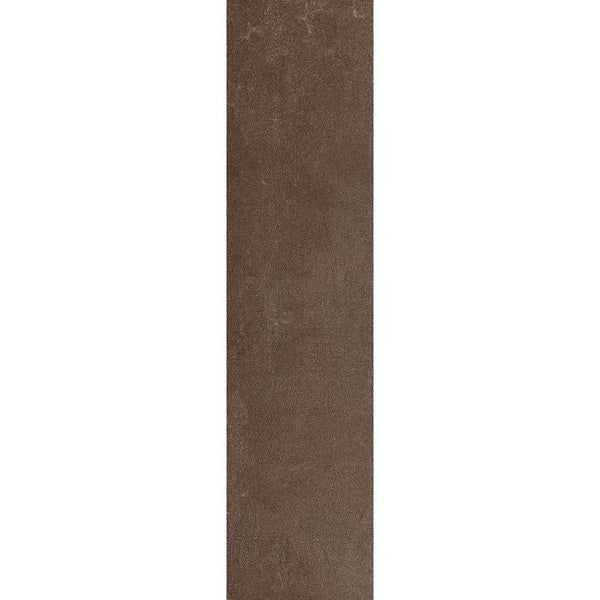 Pavimento rivestimento 20x80 effetto cemento in gres porcellanato 9 mm moka naturale Industrial 738935 Florim