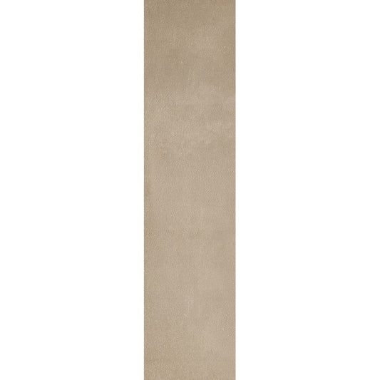 Pavimento rivestimento 20x80 effetto cemento in gres porcellanato 9 mm taupe naturale Industrial 738934 Florim