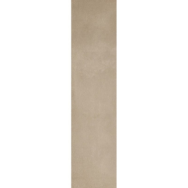 Pavimento rivestimento 20x80 effetto cemento in gres porcellanato 9 mm taupe naturale Industrial 738934 Florim