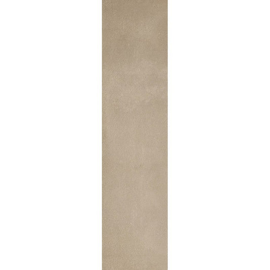 Pavimento rivestimento 20x80 effetto cemento in gres porcellanato 9 mm taupe soft Industrial 738940 Florim