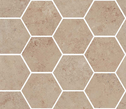 Pavimento rivestimento 300x345 mm esagonale Effetto Pietra In Gres Porcellanato Jura Stone Lucido Ceramica Sant Agostino Unionstone Maxi Class CSAMCJSK34