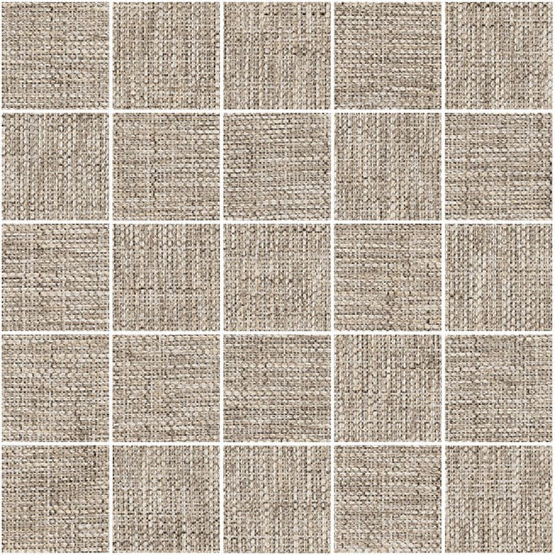 Mosaico 30x30 Rettificato Effetto Tessuto in Gres in gres porcellanato e ceramica, superficie e texture ravvicinata del gres