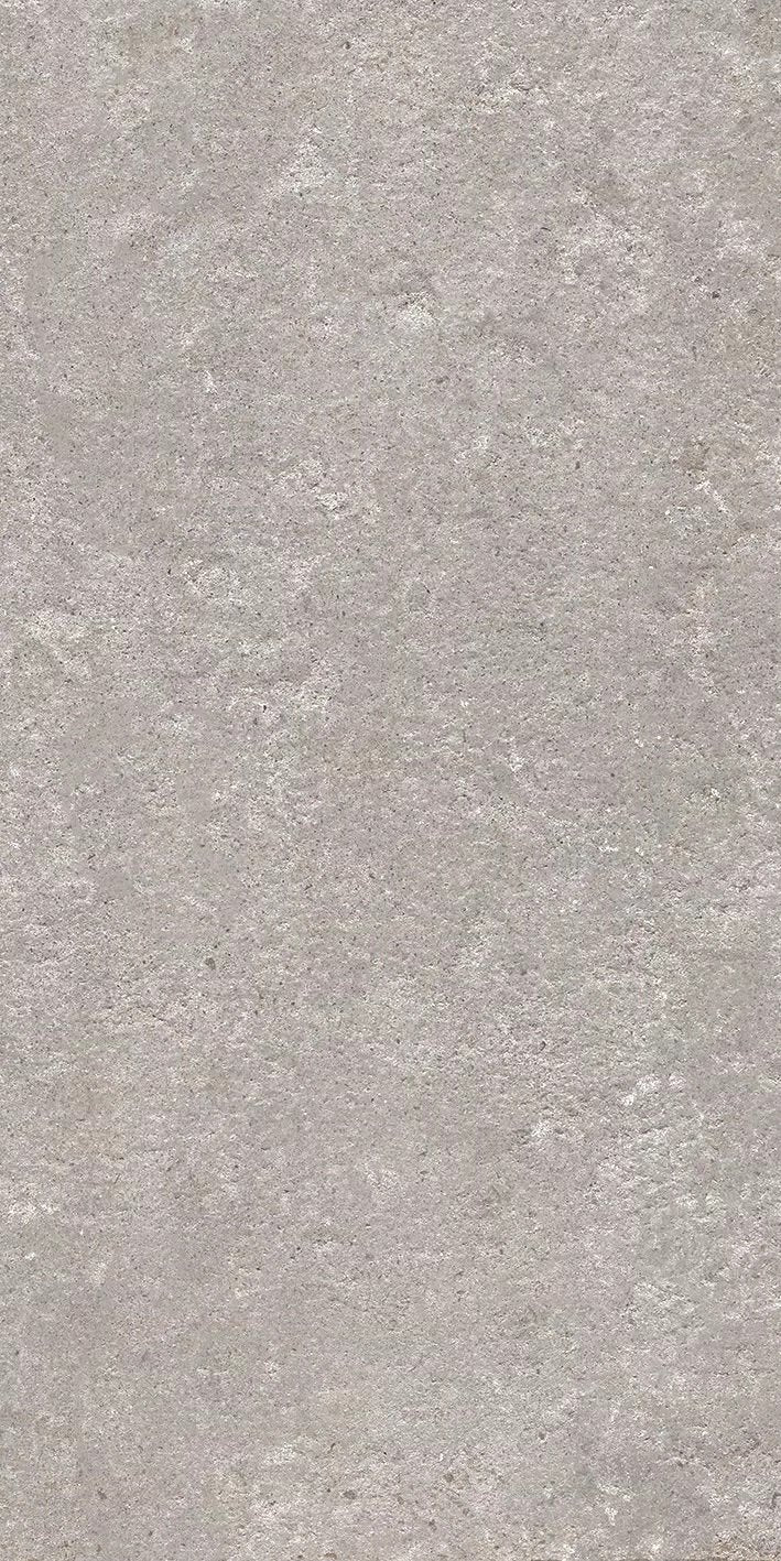 Pavimento rivestimento 120x280 effetto cemento comfort 6mm in gres porcellanato, superficie e texture ravvicinata del gres