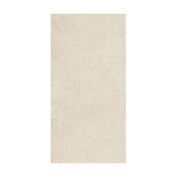 Pavimento Rivestimento 30x60 effetto cemento 9 mm in gres porcellanato ivory bocciardato Industrial 738955 Florim
