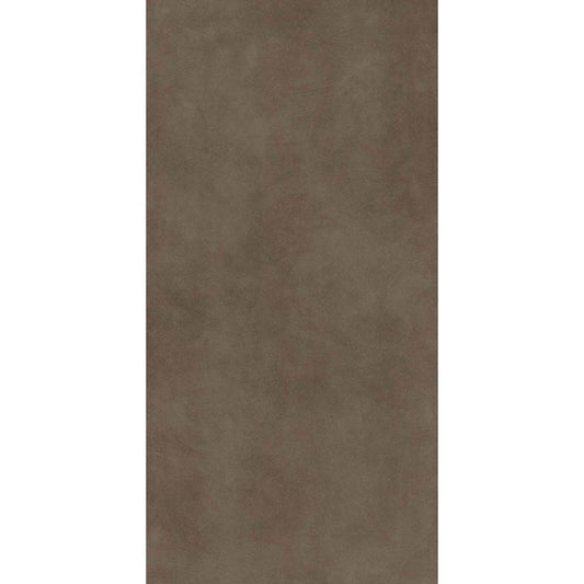 Pavimento rivestimento 30x60 effetto cemento in gres porcellanato 9 mm moka naturale Industrial 738795 Florim