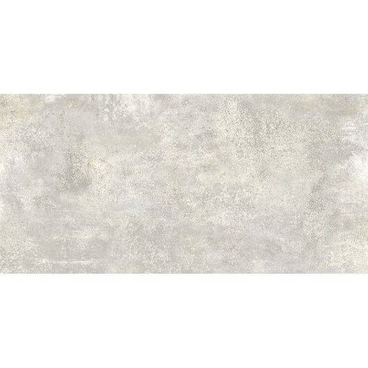 Pavimento rivestimento 30x60 effetto cemento in gres porcellanato 9 mm raw white naturale Rawtech 752204 Florim