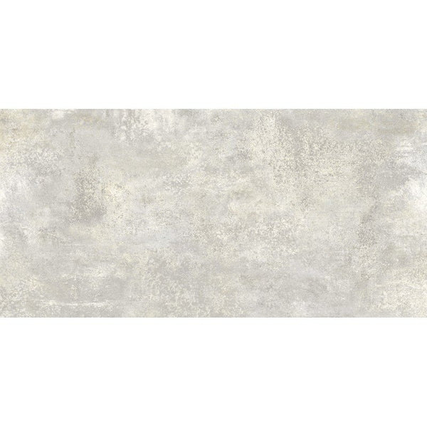 Pavimento rivestimento 30x60 effetto cemento in gres porcellanato 9 mm raw white naturale Rawtech 752204 Florim