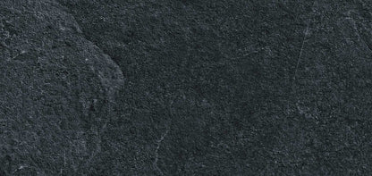Pavimento rivestimento 30x60 effetto pietra strutturato in gres porcellanato 10 mm black Ragno Realstone slate 00R6YW06