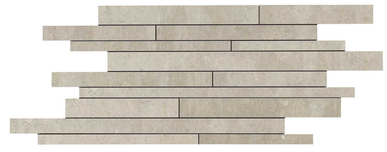 Pavimento rivestimento 30x60 mosaico beige 9,5 mm in gres fine porcellanato Ragno Concept 00R2HS04