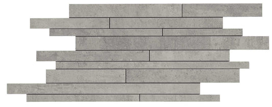 Pavimento rivestimento 30x60 mosaico grigio 9,5 mm in gres fine porcellanato Ragno Concept 00R2HQ04