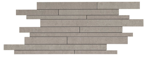 Pavimento rivestimento 30x60 mosaico greige 9,5 mm in gres fine porcellanato Ragno Concept 00R2HT04