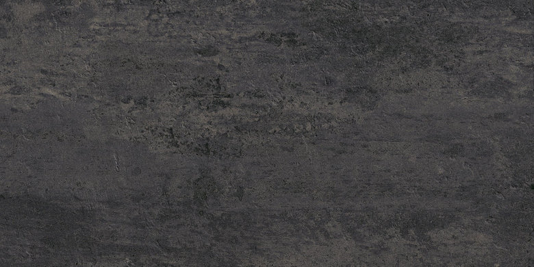 Pavimento Rivestimento 30x60 nero effetto cemento 9,5 mm in porcellana e rettificato, superficie e texture ravvicinata...