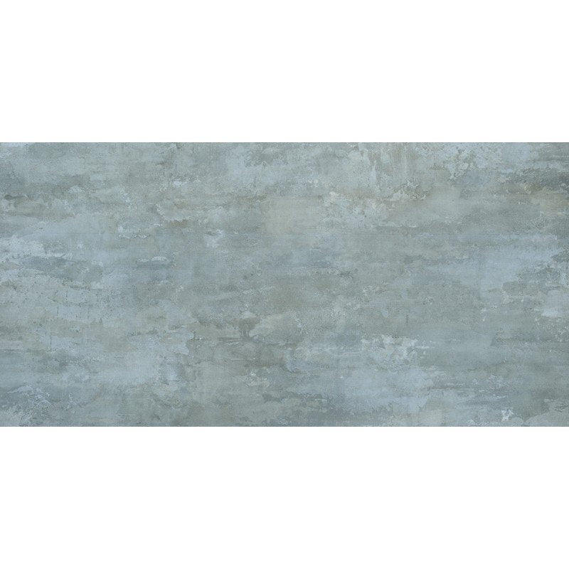 Pavimento rivestimento 30x60 rettificato 7 mm in Gres fine Blu in porcellana, superficie e texture ravvicinata del gres