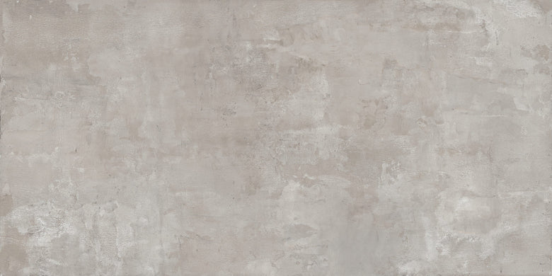 Pavimento rivestimento 30x60 rettificato 7 mm in Gres fine Grigio in porcellana, superficie e texture ravvicinata del gres