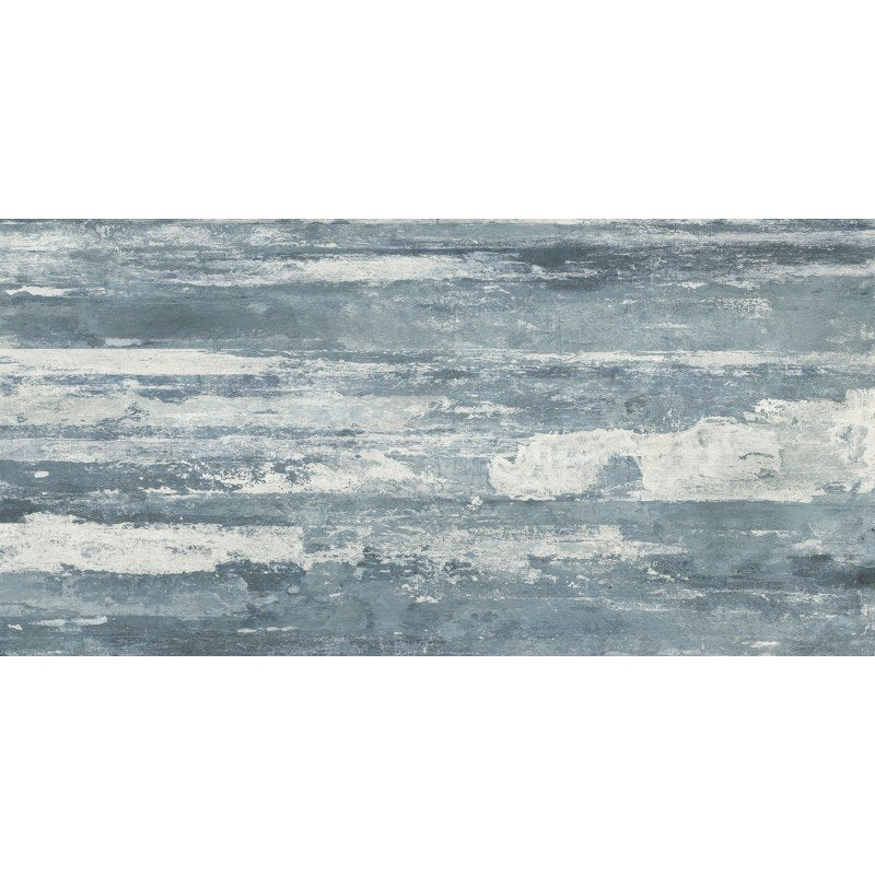 Pavimento rivestimento 30x60 rettificato 7 mm materia soft Blu, superficie e texture ravvicinata del gres