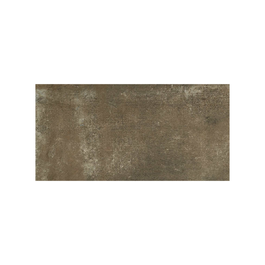 Pavimento rivestimento 30x60 rettificato 9 mm in gres porcellanato brun matte Materies 755734 Rex Ceramiche