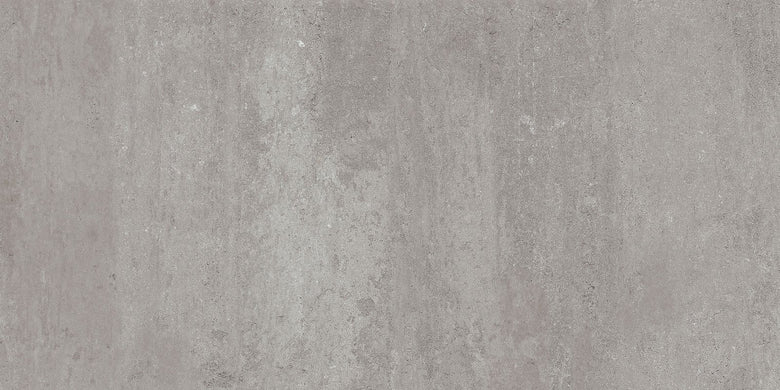 Pavimento rivestimento 37,5x75 grigio effetto cemento 9,5 in porcellana, superficie e texture ravvicinata del gres