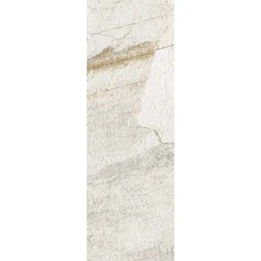 Pavimento rivestimento 40x120 da esterno rettificato 20 mm strutturato R11 white naturale Walks 1.0 740560 Florim