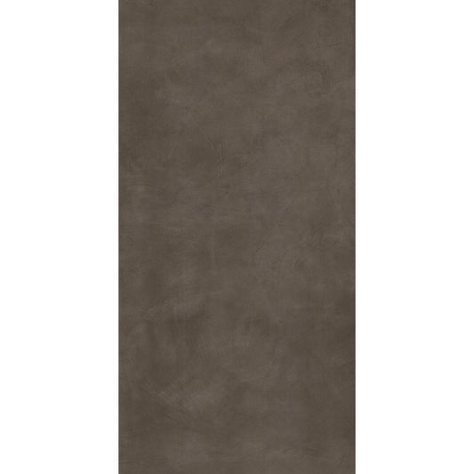 Pavimento rivestimento 60X120 effetto cemento in gres porcellanato 6 mm moka naturale Industrial 744414 Florim