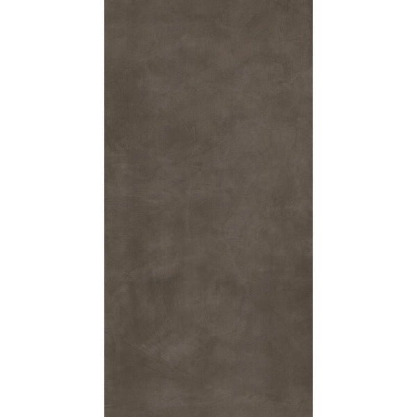 Pavimento rivestimento 60X120 effetto cemento in gres porcellanato 6 mm moka naturale Industrial 744414 Florim