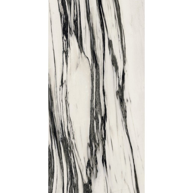 Pavimento rivestimento 60x120 effetto marmo 9 mm in gres porcellanato rettificato fall naturale B&W 766408 Florim