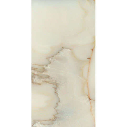 Pavimento rivestimento 60x120 effetto marmo rettificato 6 mm onyx blanc glossy Les Bijoux 765780 Rex Ceramiche