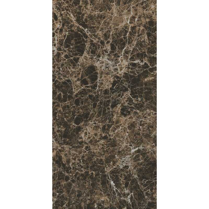 Pavimento rivestimento 60x120 effetto marmo rettificato 9 mm marron imperial glossy Les Bijoux 766335 Rex Ceramiche