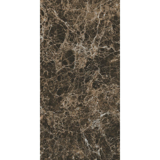 Pavimento rivestimento 60x120 effetto marmo rettificato 9 mm marron imperial glossy Les Bijoux 766335 Rex Ceramiche