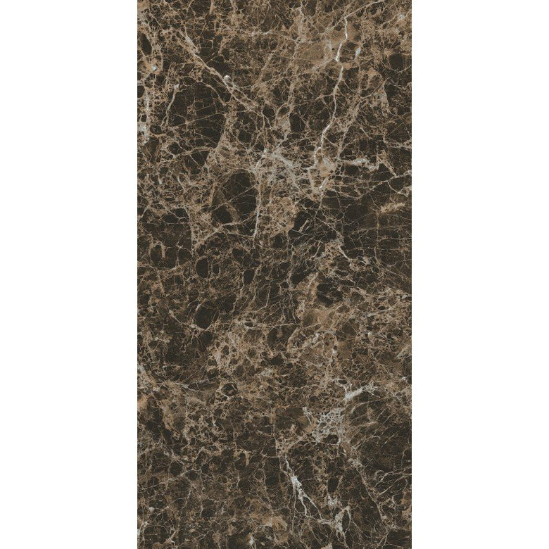 Pavimento rivestimento 60x120 effetto marmo rettificato 9 Marrone in gres porcellanato, superficie e texture ravvicinata...