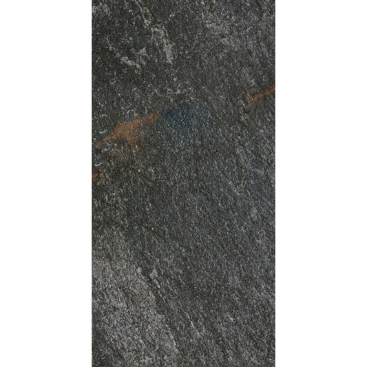 Pavimento rivestimento 60x120 rettificato 9 mm strutturato black naturale Walks 1.0 Florim