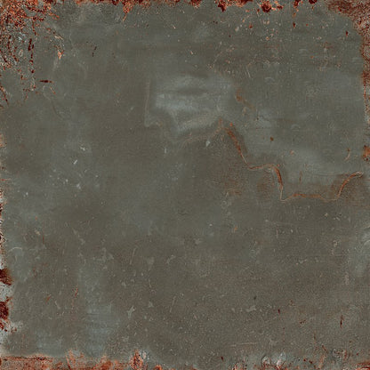 Pavimento Rivestimento 60x60 Cm Effetto Metallo In Gres Porcellanato Iron Ceramica Sant Agostino Oxidart CSAOXIRO60