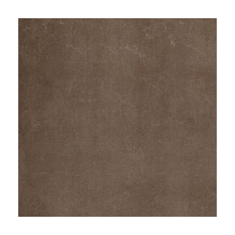 Pavimento Rivestimento 60x60 effetto cemento 9 mm moka in gres porcellanato e naturale, superficie e texture ravvicinata...