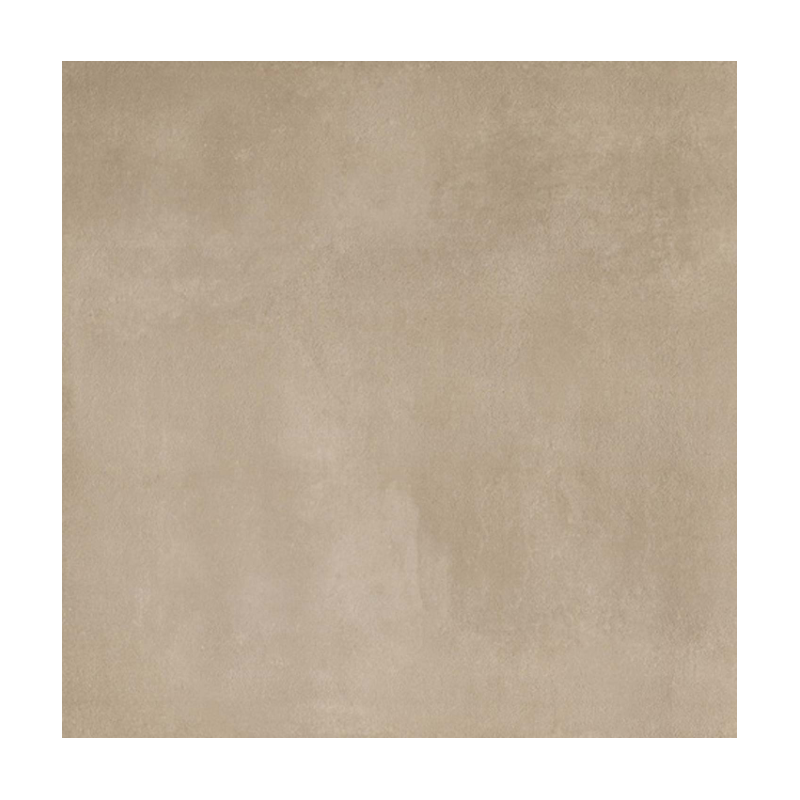 Pavimento Rivestimento 60x60 effetto cemento 9 mm taupe in gres porcellanato e naturale, superficie e texture ravvicinata...
