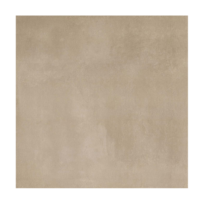 Pavimento Rivestimento 60x60 effetto cemento 9 mm taupe in gres porcellanato e naturale, superficie e texture ravvicinata...