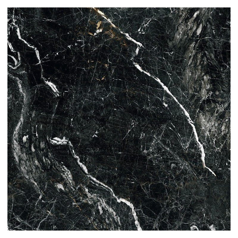 Pavimento rivestimento 60x60 effetto marmo rettificato 7 mm posata in ambiente arredato, dettaglio della venatura