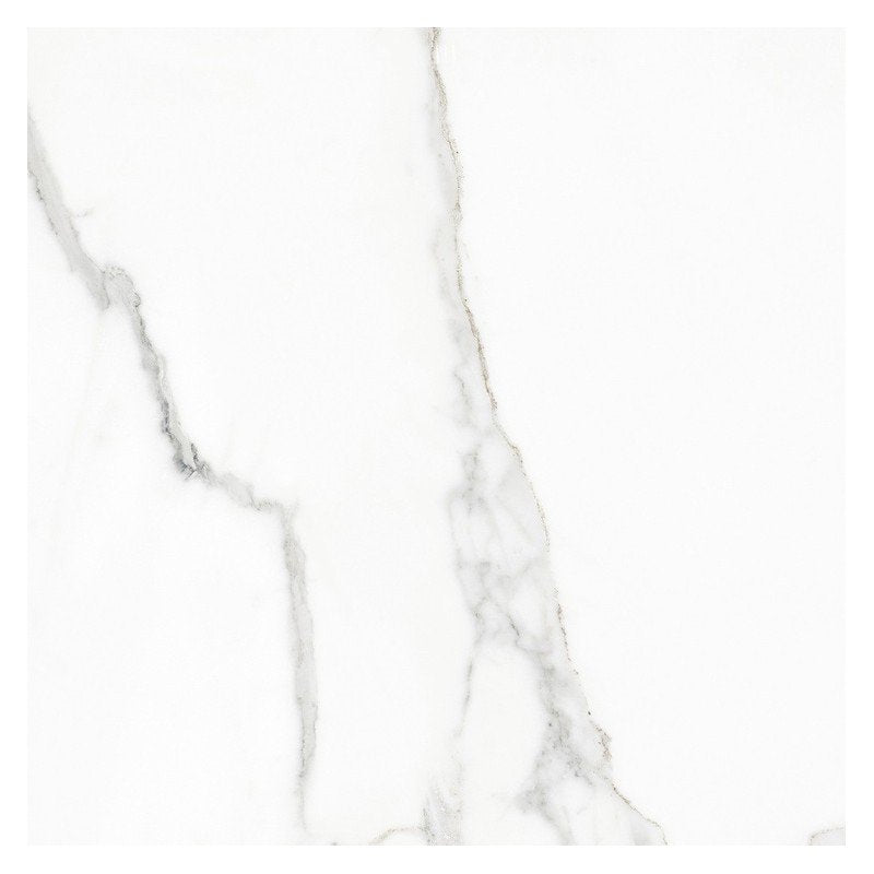 Pavimento rivestimento 60x60 effetto marmo rettificato 7 mm in gres fine porcellanato white beauty naturale Rhapsody 0120359 Naxos