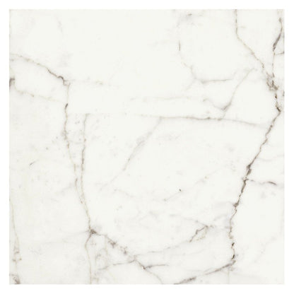 Pavimento rivestimento 60x60 effetto marmo rettificato 7 mm in gres fine porcellanato white fun naturale Rhapsody 0120358 Naxos