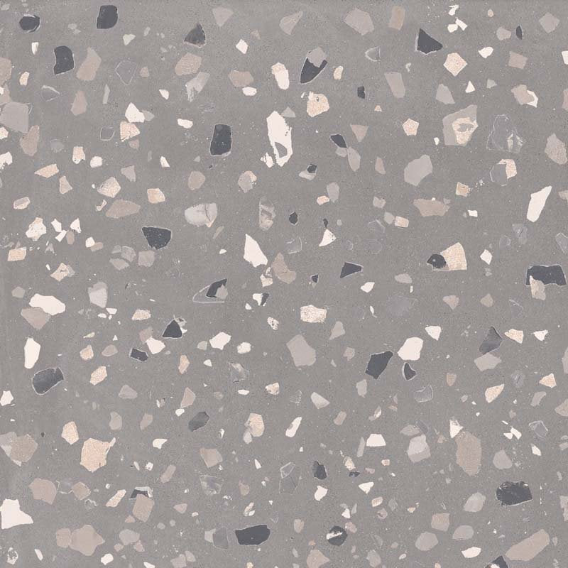 Pavimento rivestimento 60x60 in gres Grey Ceramica Sant in gres porcellanato, superficie e texture ravvicinata del gres