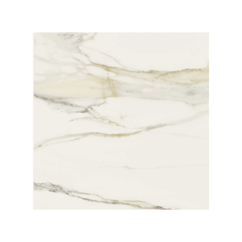 Pavimento rivestimento 60x60 in gres porcellanato 9 mm CALACATTA ORO, superficie e texture ravvicinata del gres