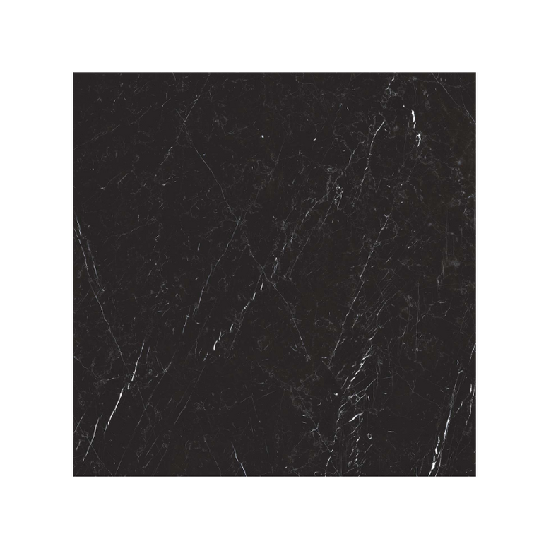 Pavimento rivestimento 60x60 in gres porcellanato 9 mm Nero Marquinia, superficie e texture ravvicinata del gres