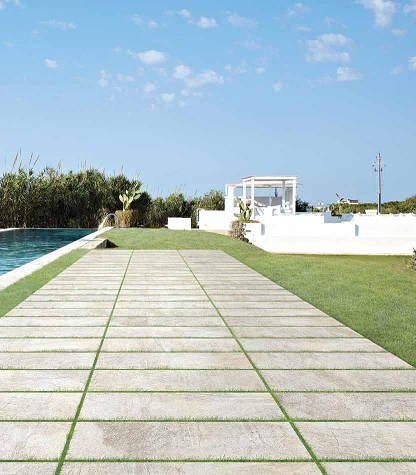 Pavimento rivestimento 60x60 in gres porcellanato in ambientazione completa, vista d'insieme della stanza - Florim Ceramiche